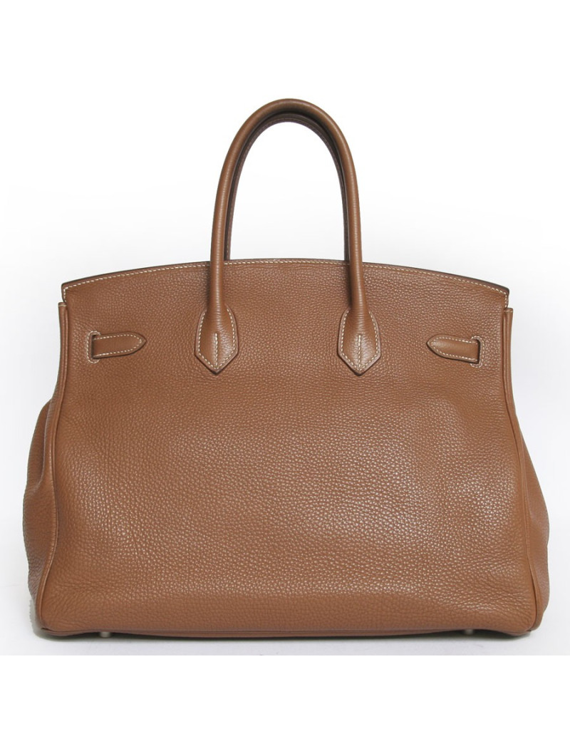 Birkin 35 HERMES togo gold foncé