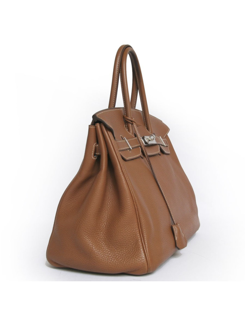 Birkin 35 HERMES togo gold foncé