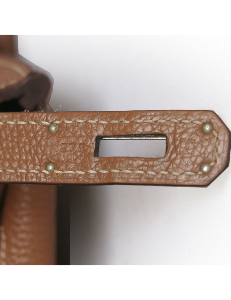 Birkin 35 HERMES togo gold foncé