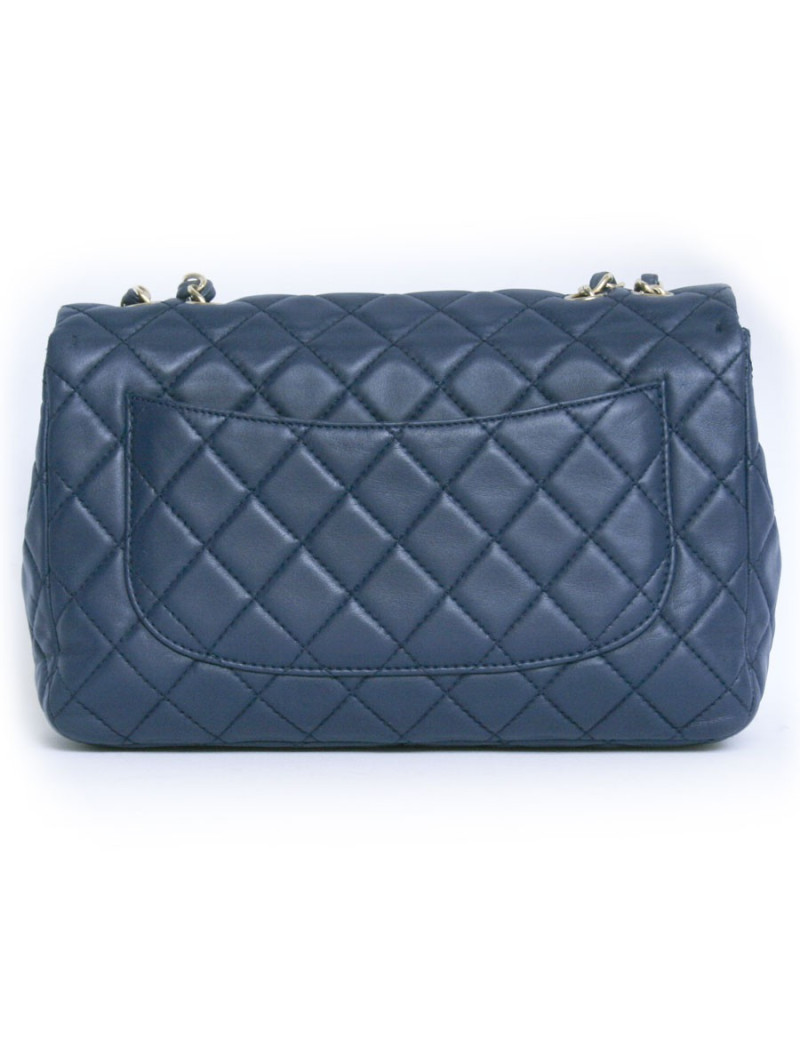 Sac Jumbo CHANEL bleu jeans 