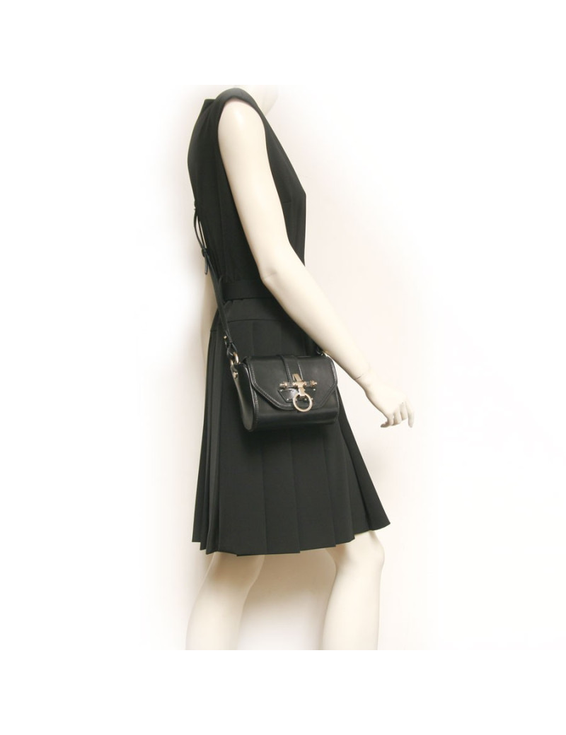 Sac Obsedia GIVENCHY cuir noir
