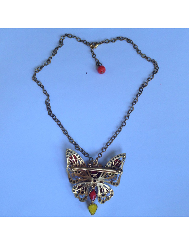 Collier papillon MARGUERITE DE VALOIS
