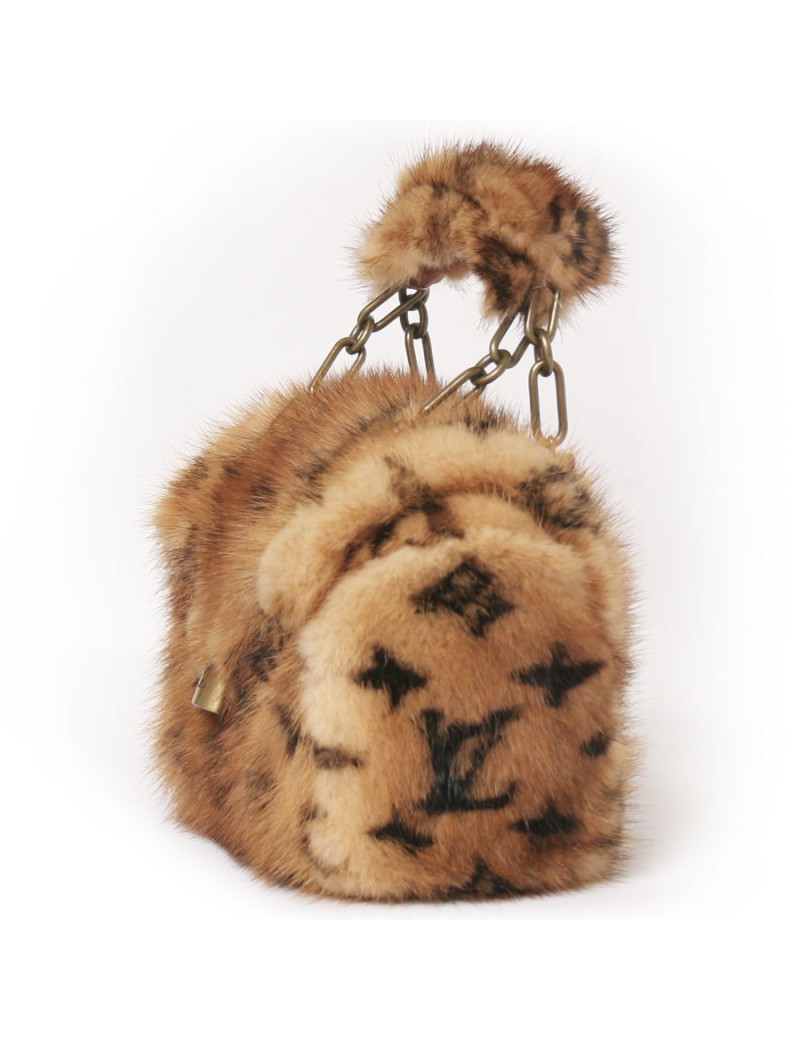 Mini sac LOUIS VUITTON "les extraordinaires" vison