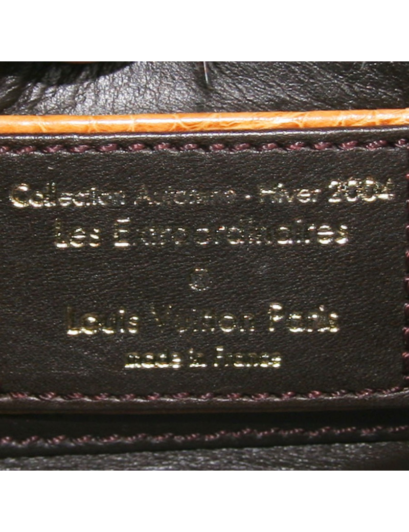 Mini sac LOUIS VUITTON "les extraordinaires" vison