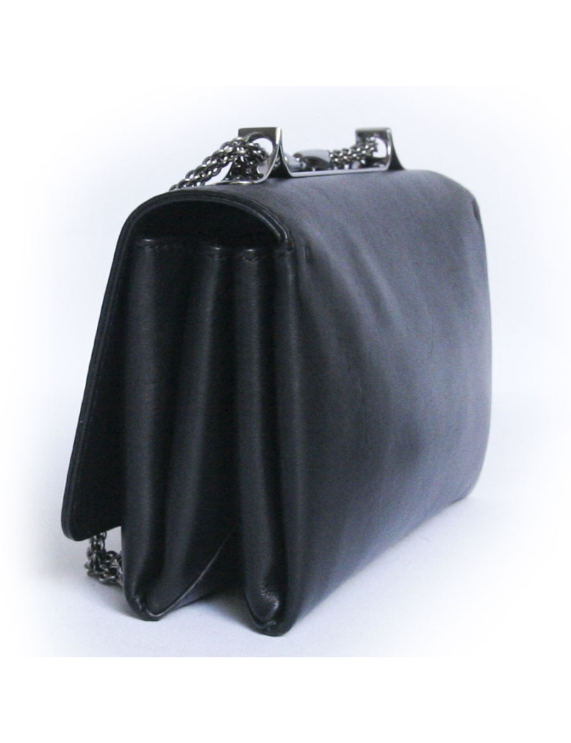 Sac pochette VALENTINO cuir noir