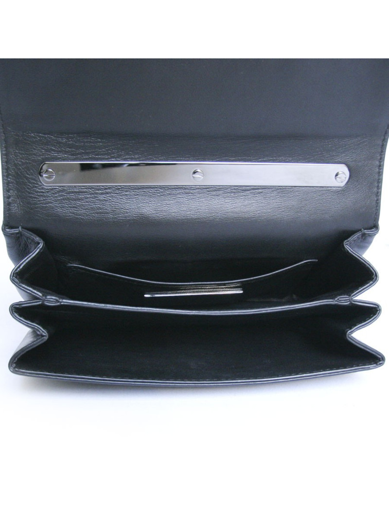 Sac pochette VALENTINO cuir noir