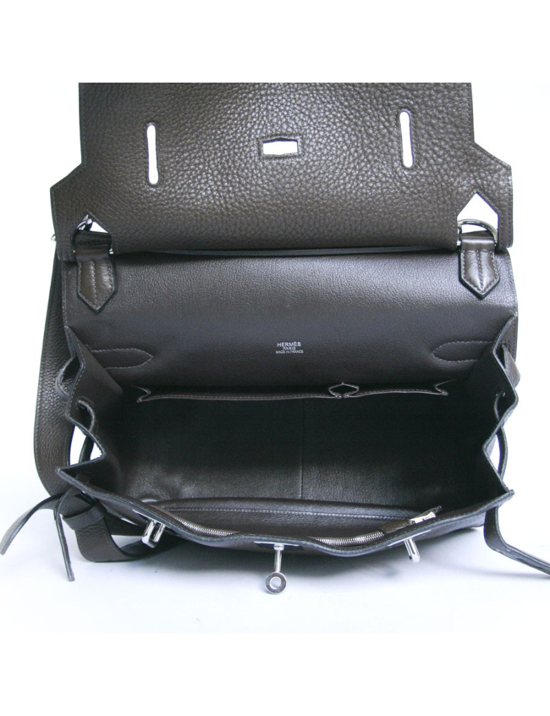 sac jypsiere HERMES taurillon clémence marron