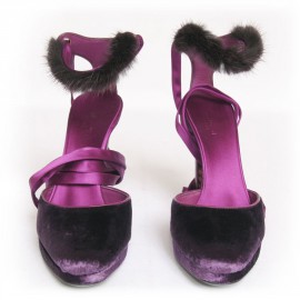 Sandales Gucci Tom Ford violet T38