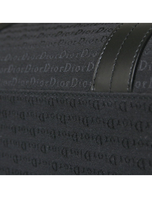 Sac DIOR porte-documents toile et cuir 