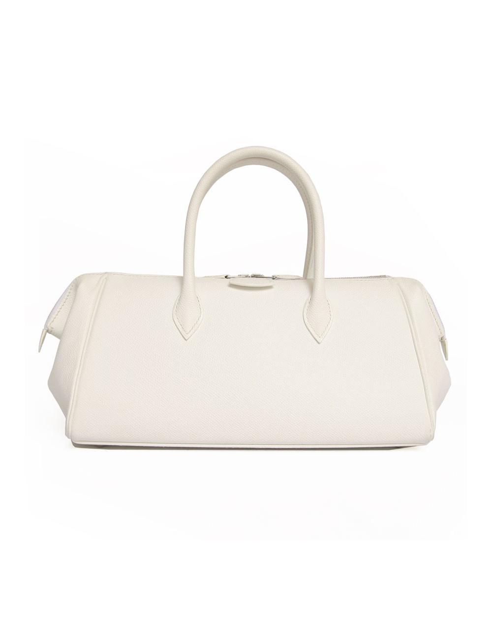 Sac HERMES cuir epsom blanc