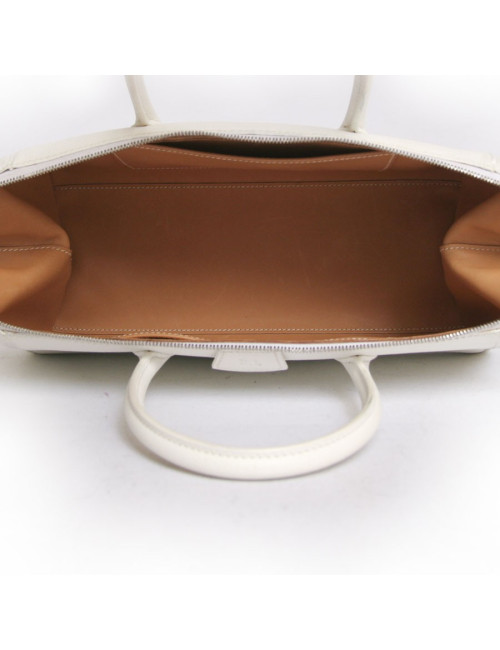 Sac HERMES cuir epsom blanc