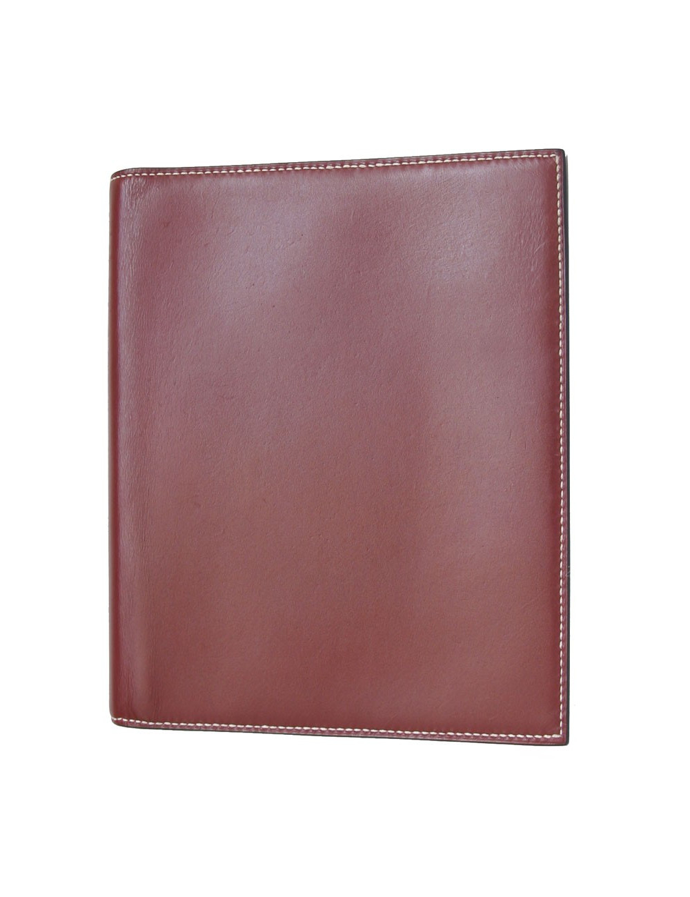 Couverture d'agenda semainier HERMES veau  box bordeaux