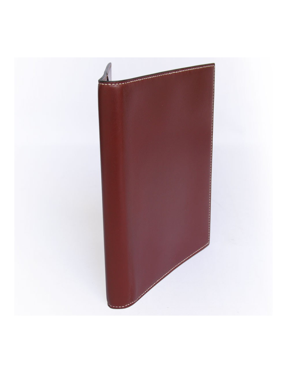 Couverture d'agenda semainier HERMES veau  box bordeaux