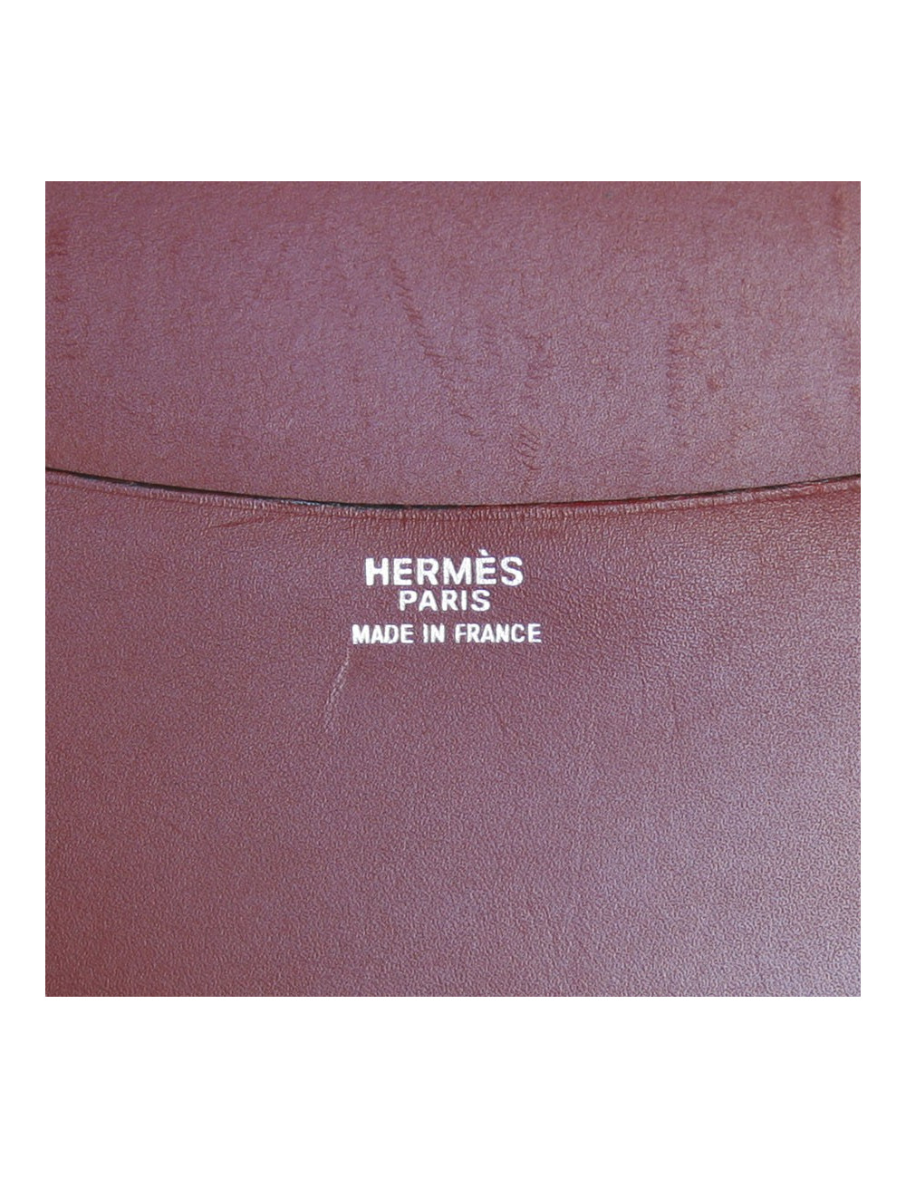 Couverture d'agenda semainier HERMES veau  box bordeaux