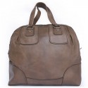 MIU MIU weekender bag in taupe leather