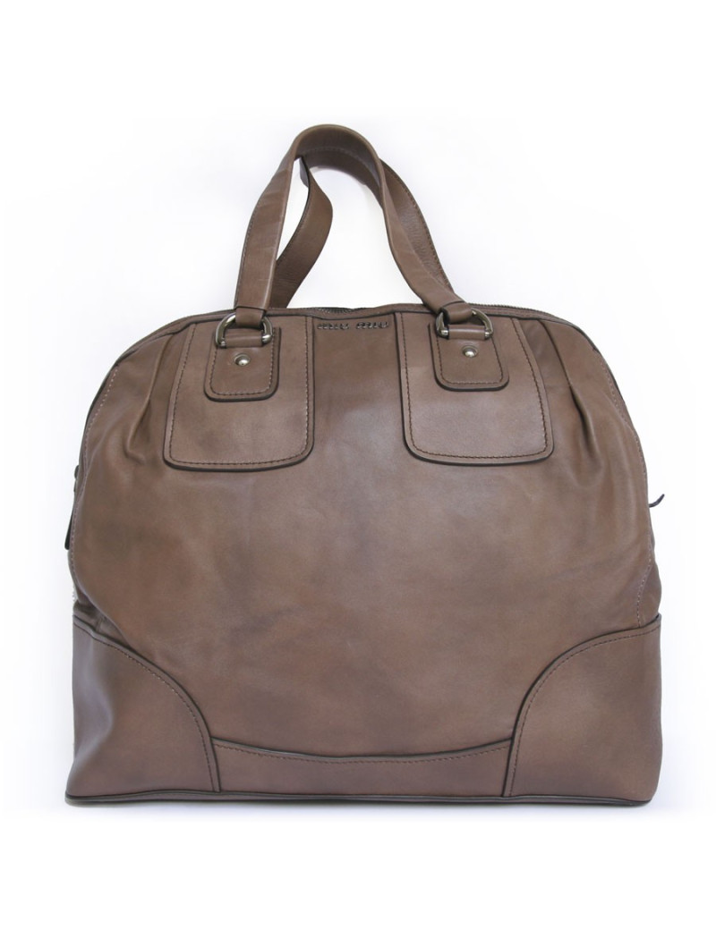 Sac weekeder MIU MIU cuir étoupe GM