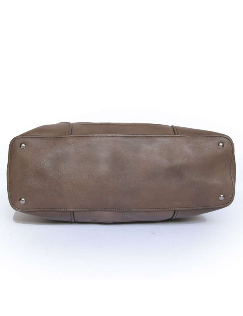 Sac weekeder MIU MIU cuir étoupe GM