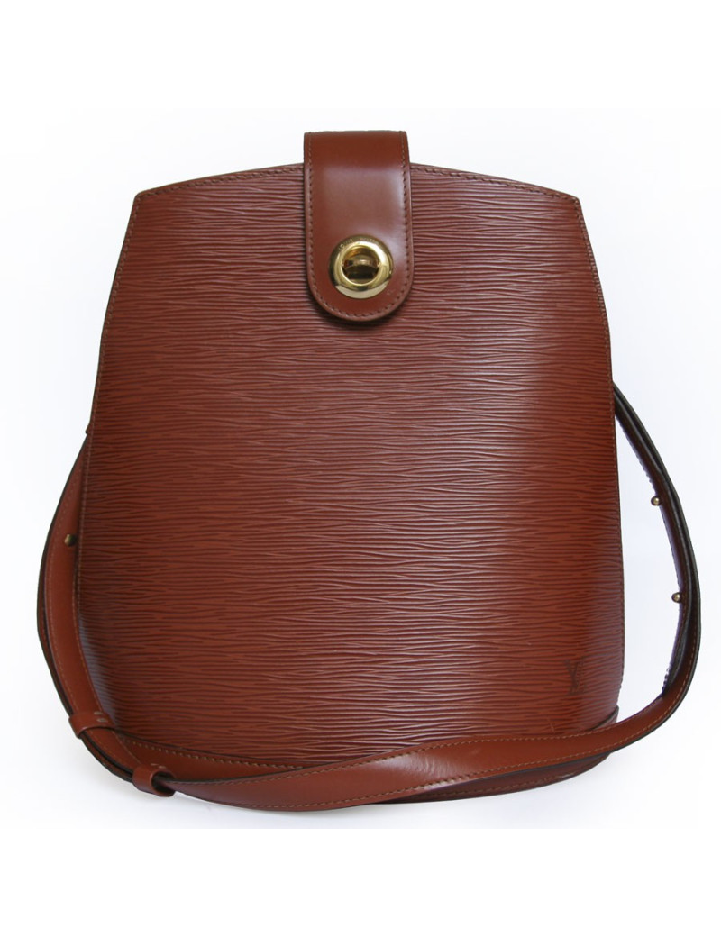 Sac LOUIS VUITTON en cuir épi brique