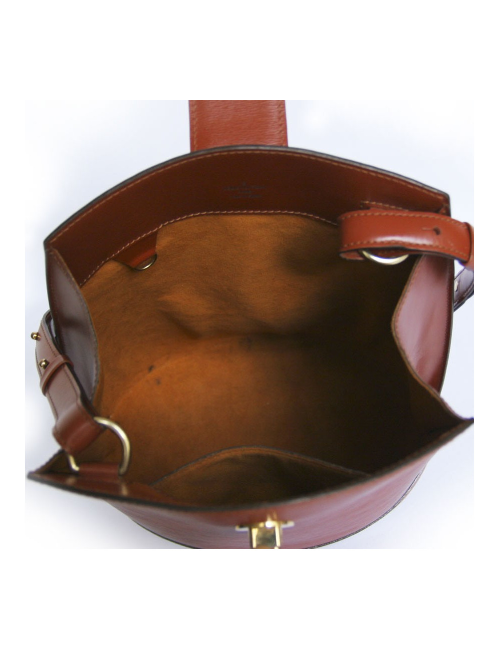 Sac LOUIS VUITTON en cuir épi brique