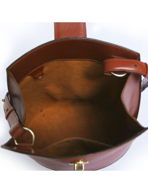 Sac LOUIS VUITTON en cuir épi brique