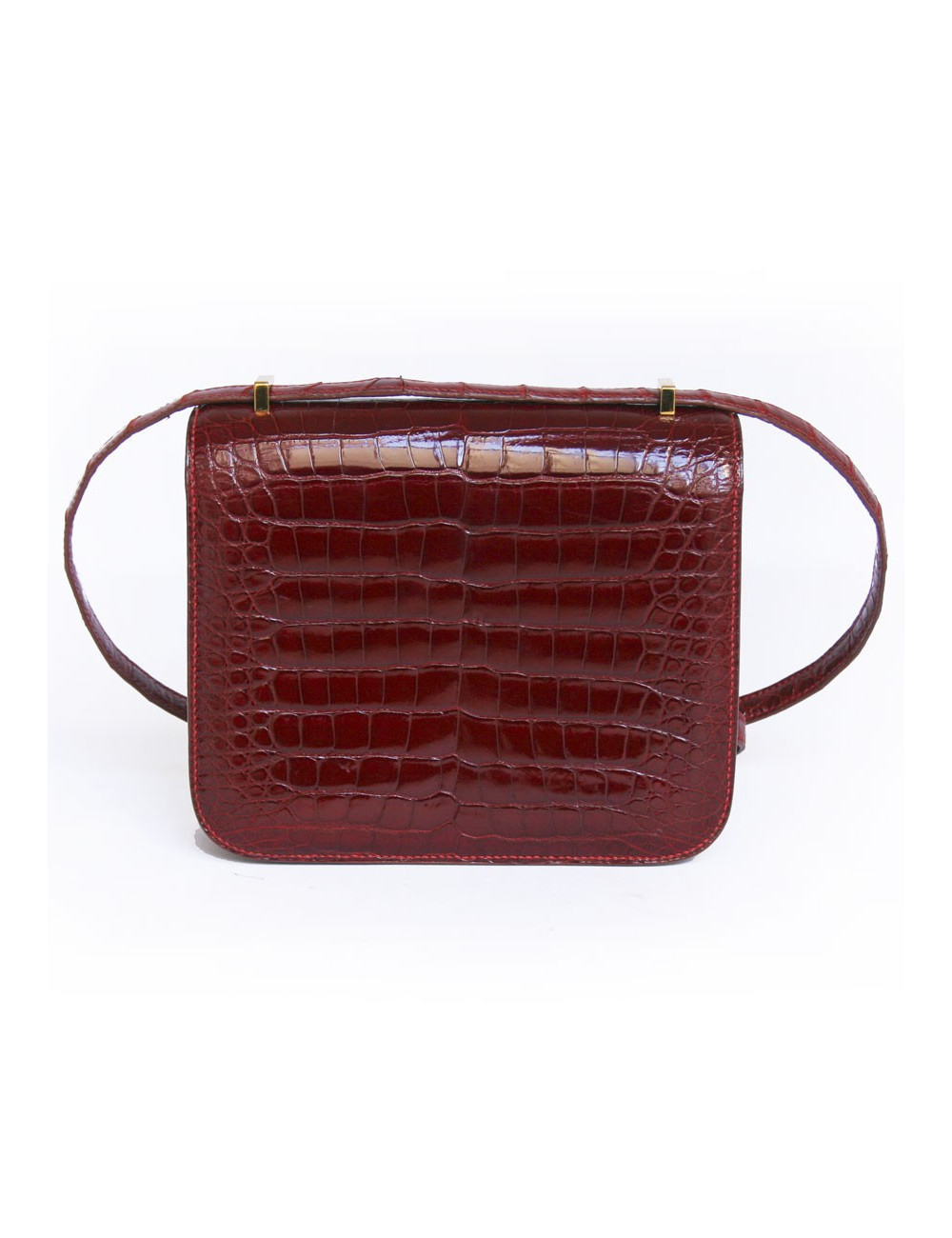 Sac Constance Rouge braise HERMES