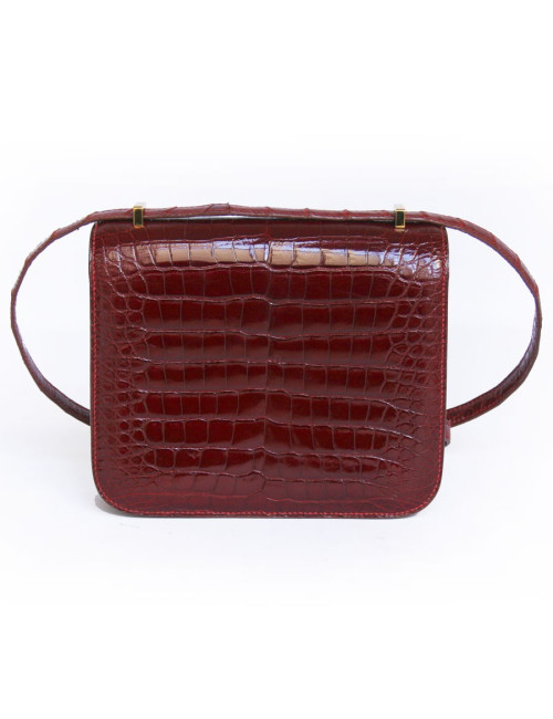 Sac Constance Rouge braise HERMES
