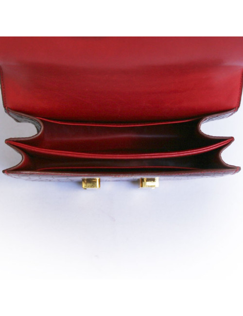 Sac Constance Rouge braise HERMES