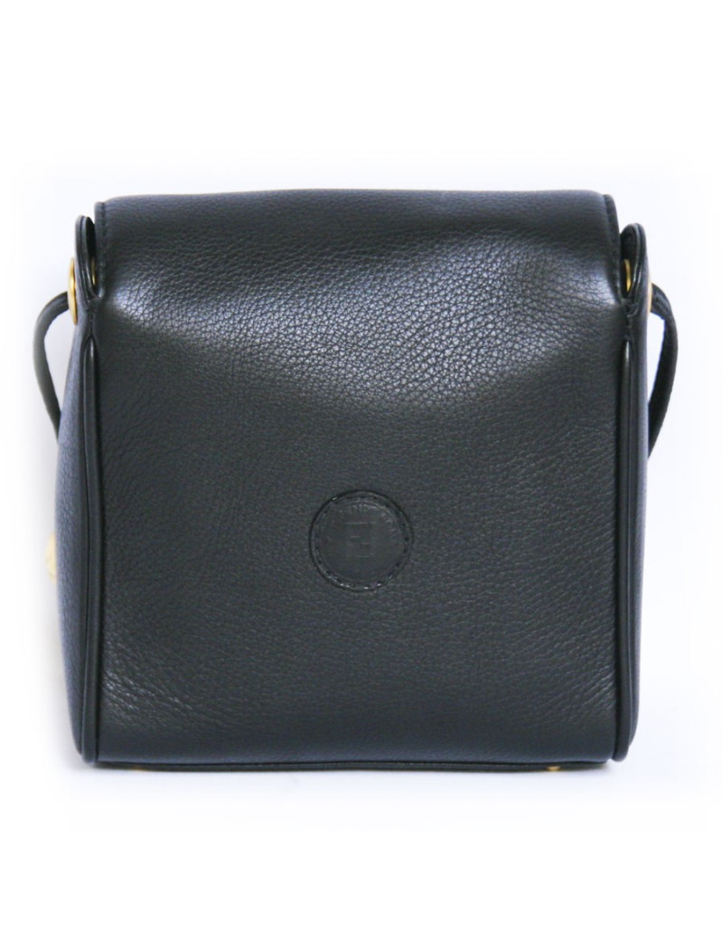 Sac bijou FENDI cuir noir
