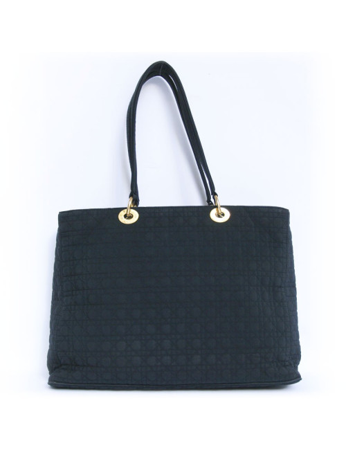 Sac shopping DIOR toile enduite noire