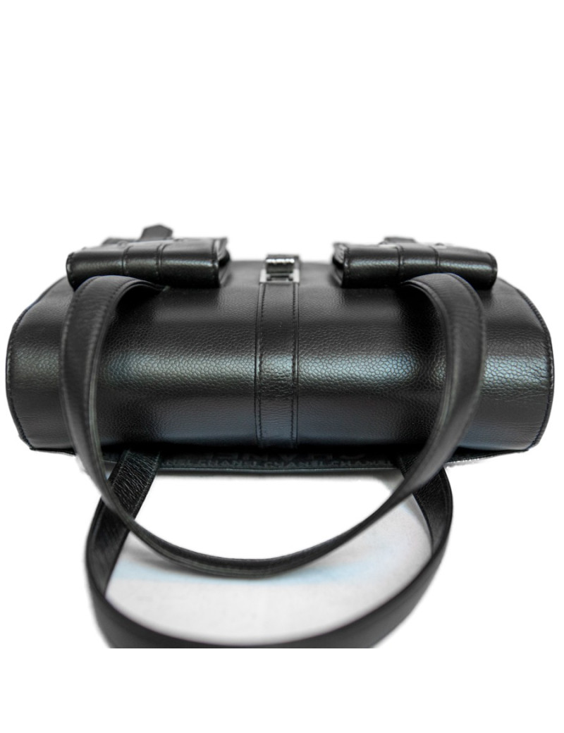 Mini cabas CHANEL en cuir noir