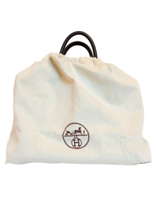 Birkin 35 HERMES togo marron bijouterie dorée