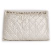 Grand sac"Chanel LA" CHANEL tissu blanc nacré 