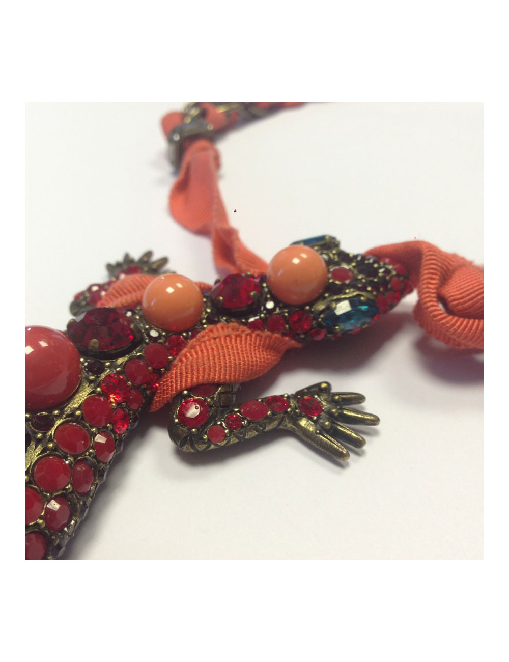 Collier LANVIN lézard