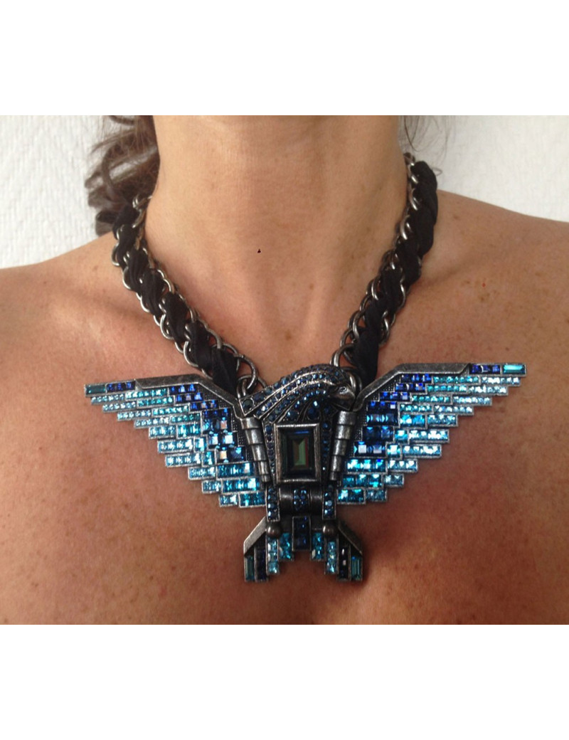 Collier LANVIN aigle articulé