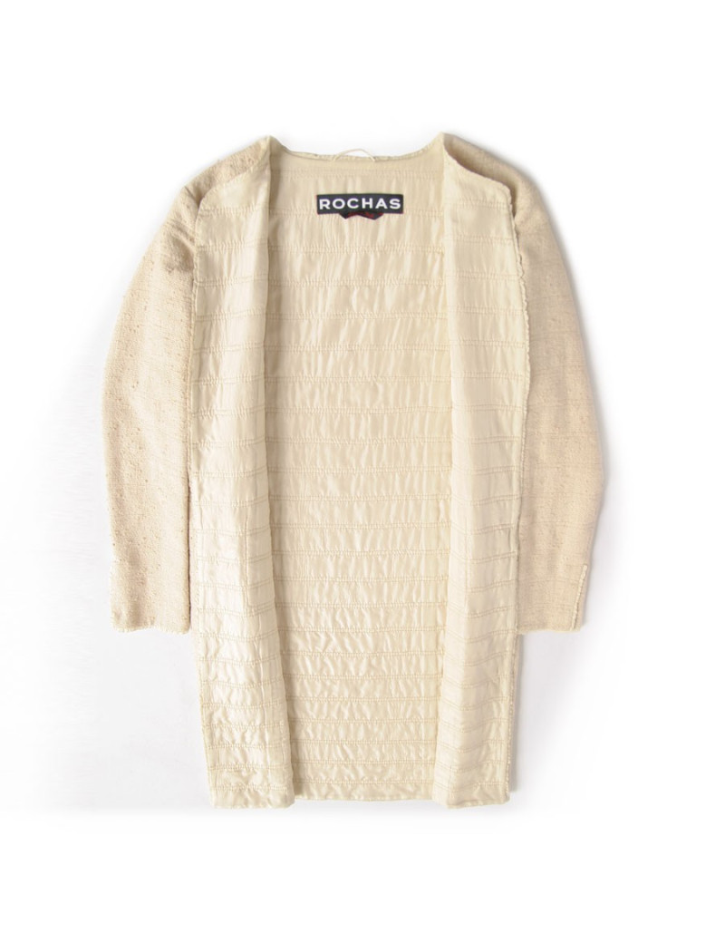 Manteau ROCHAS en coton beige