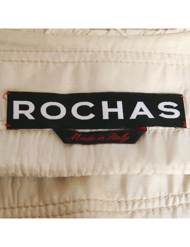 Manteau ROCHAS en coton beige