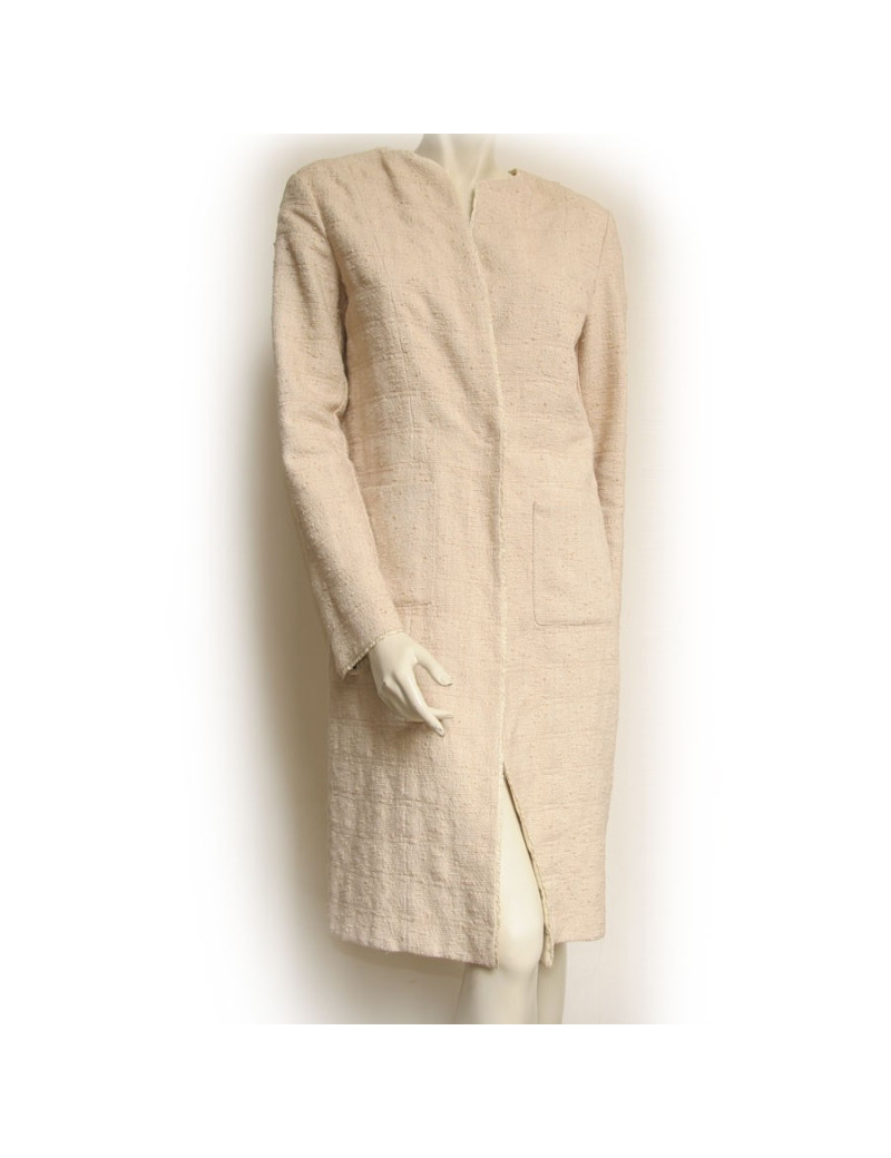 Manteau ROCHAS en coton beige