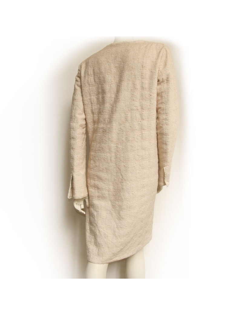 Manteau ROCHAS en coton beige