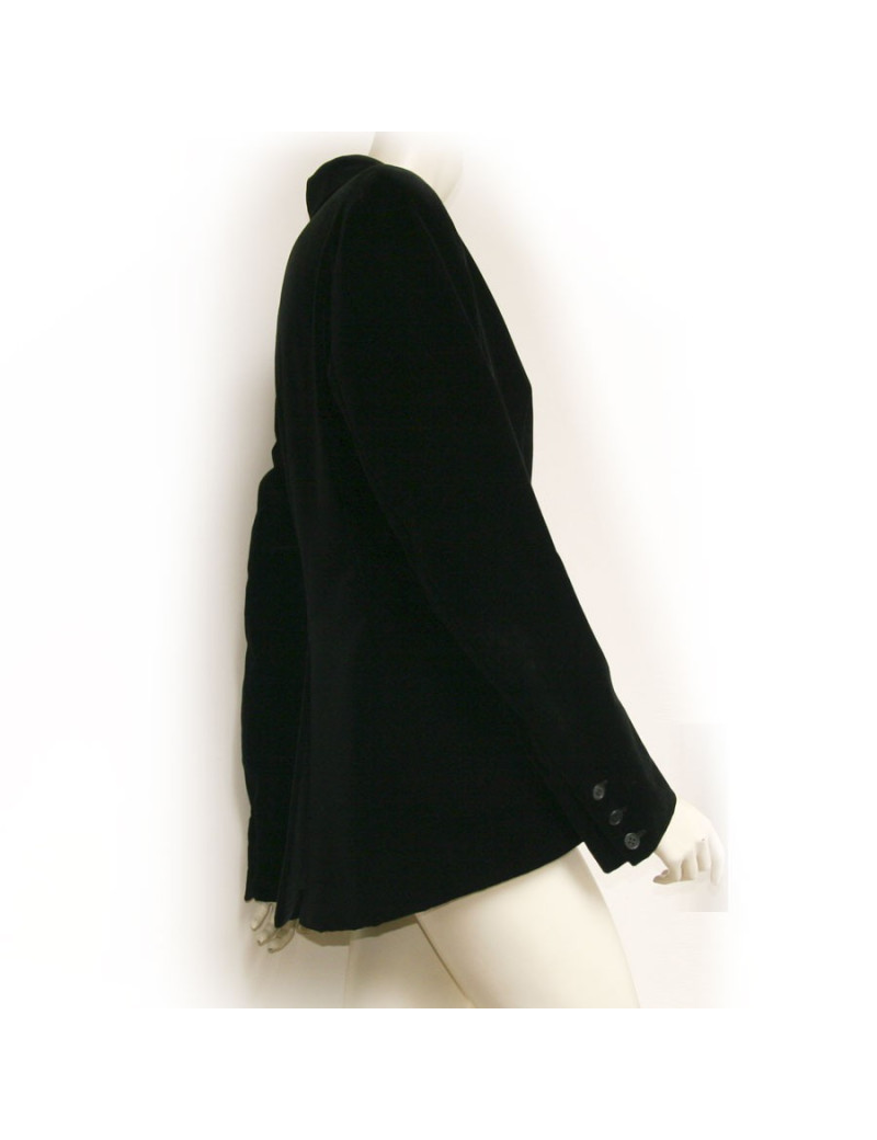 Veste HERMES en agneau noir T44