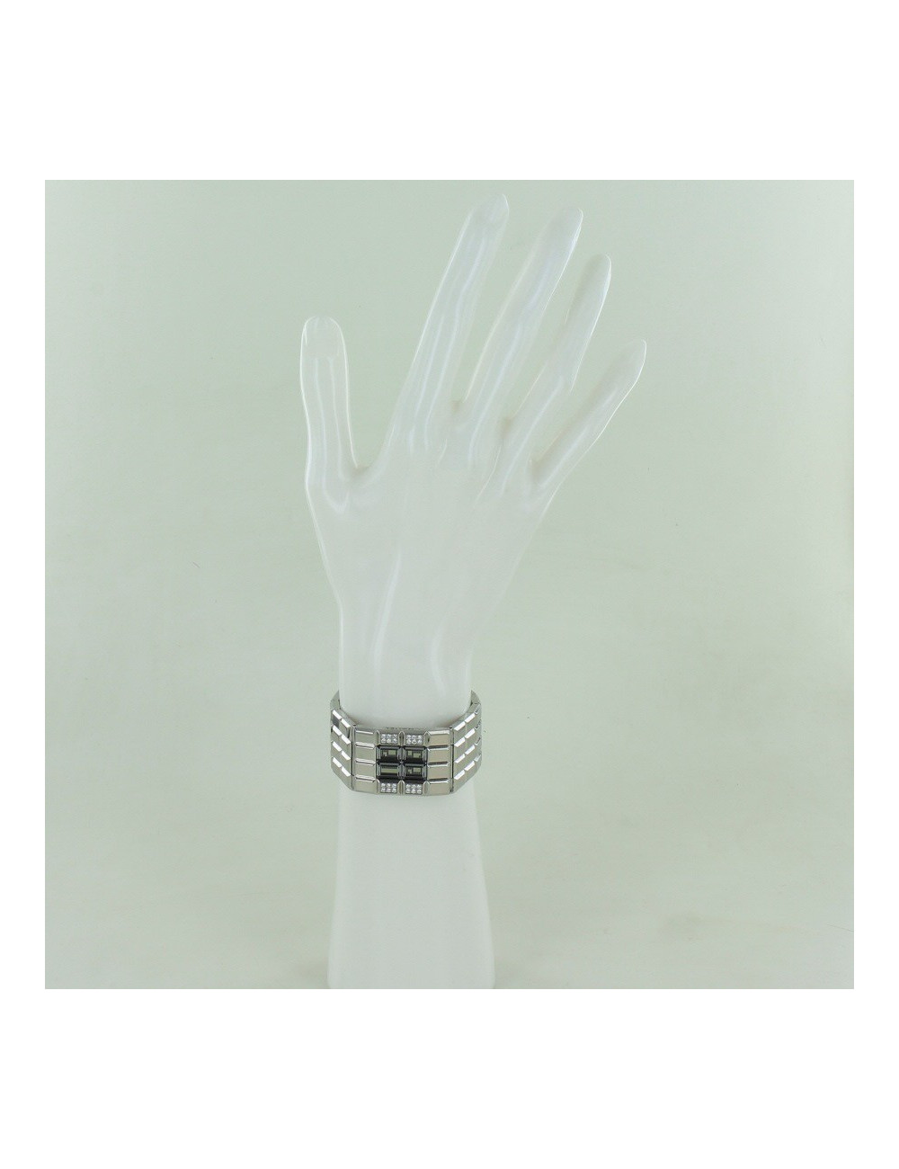 Montre "chocolta" CHANEL en acier et diamants