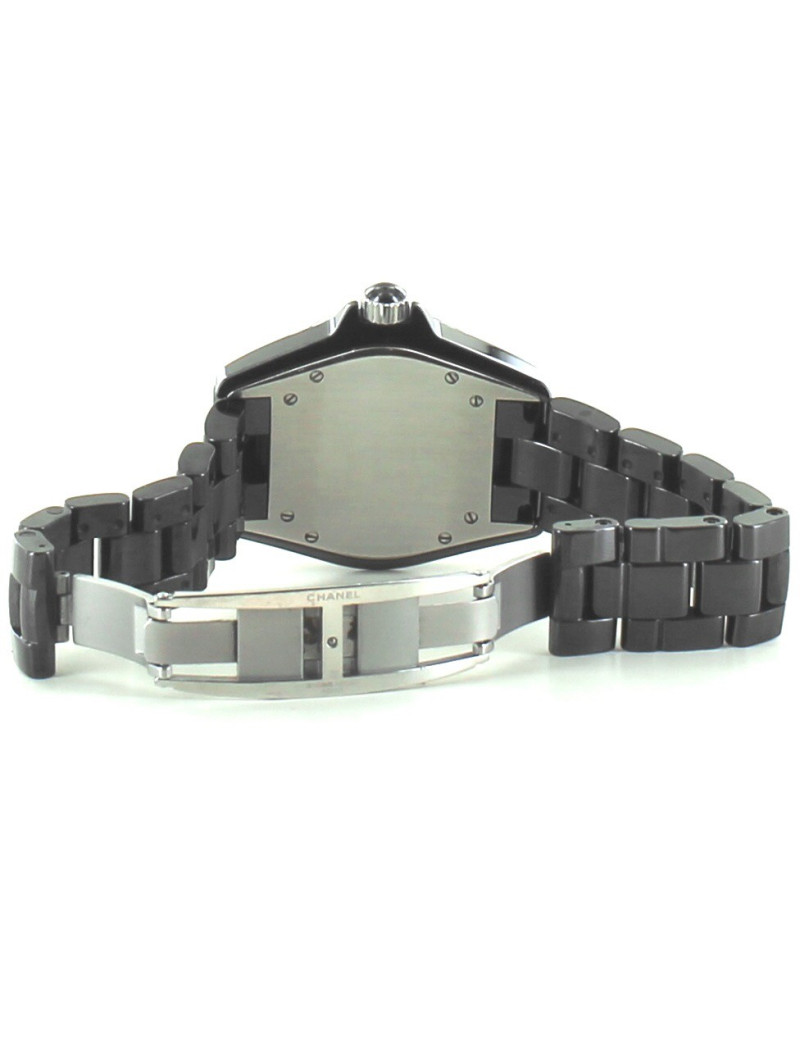 Montre J12  CHANEL ceramique noire et diamants