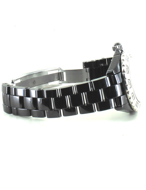 Montre J12  CHANEL ceramique noire et diamants