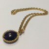 collier Marguerite de Valois cabochon violet
