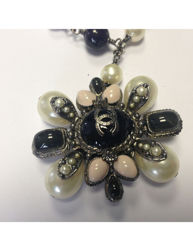 Ceinture - sautoir  CHANEL en perle