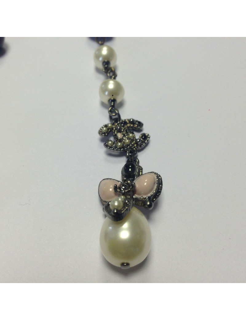 Ceinture - sautoir  CHANEL en perle