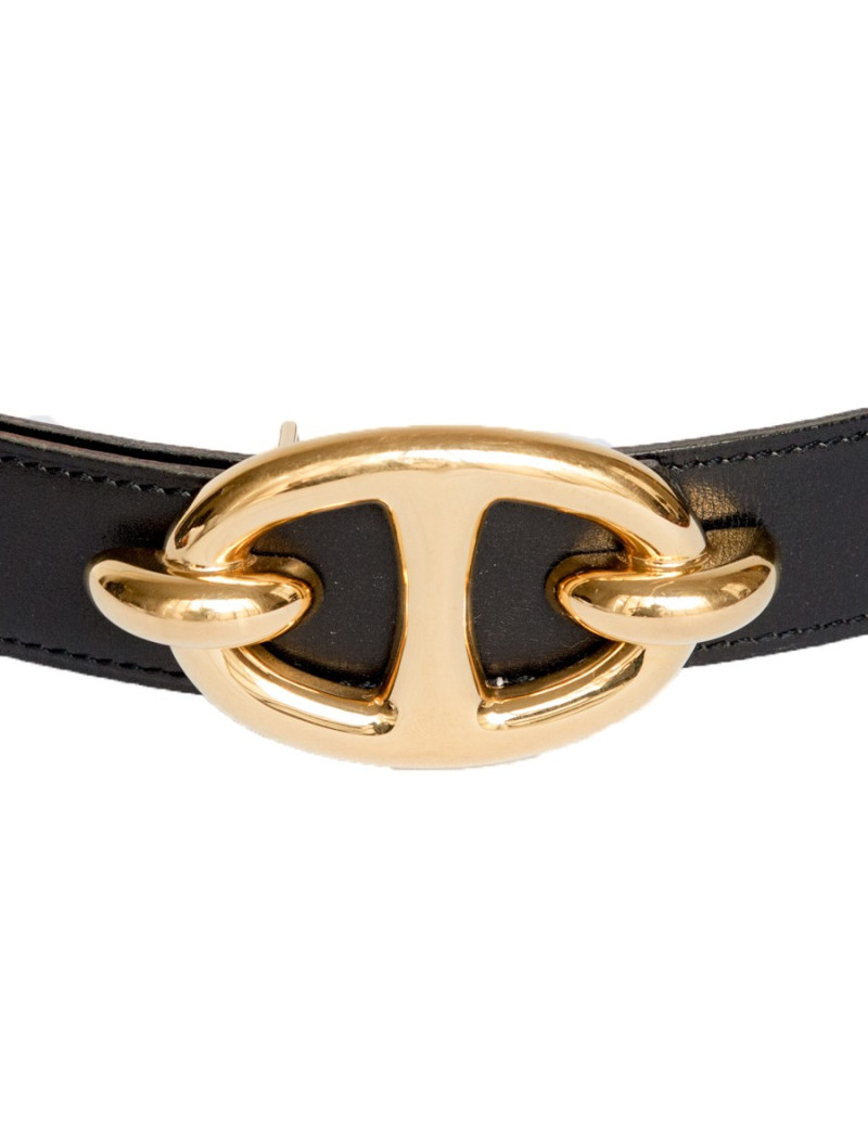 Ceinture HERMES chaine d'ancre  t78 reversible