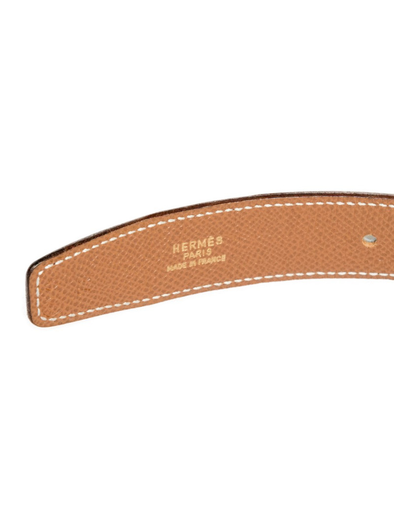 Ceinture HERMES chaine d'ancre  t78 reversible