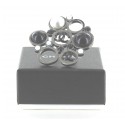 Ring CHANEL T 54 beads ruthenuim