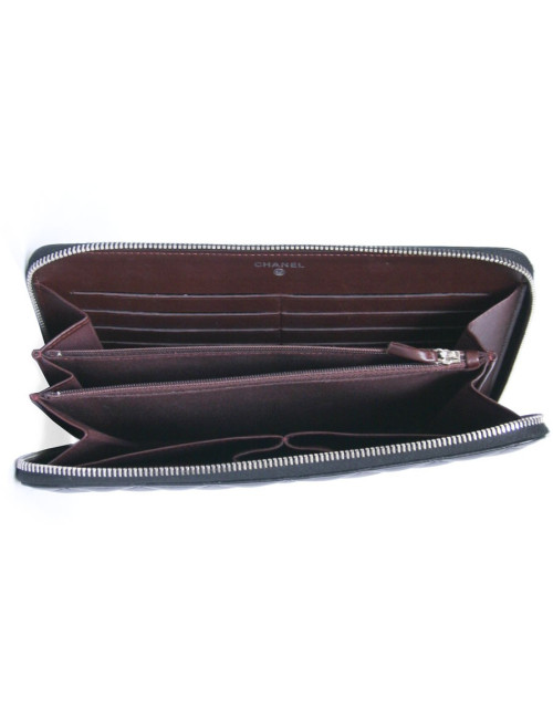 Sac pochette CHANEL matelassé noir