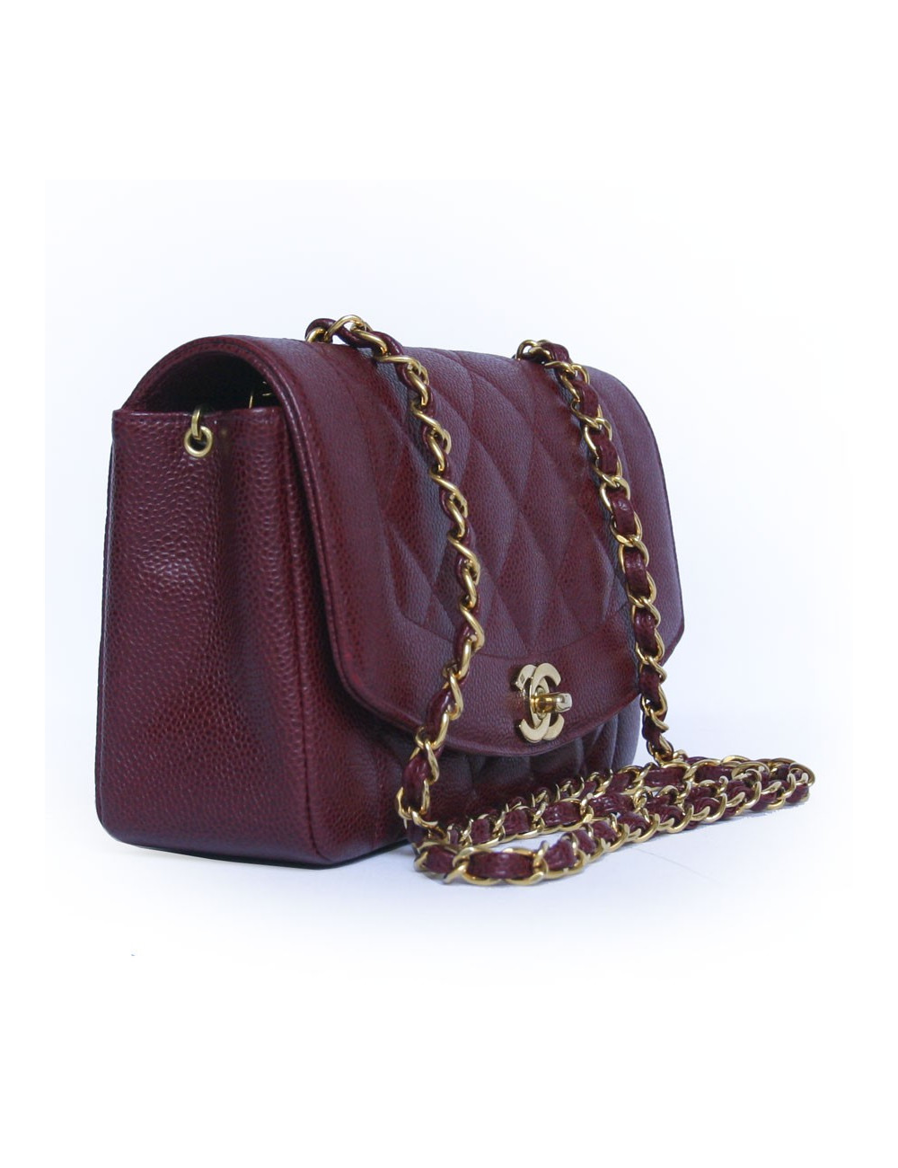 Sac timeless CHANEL bordeaux